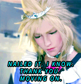 Currently playing FF7Ri btw...